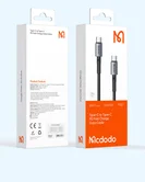 Кабель McDodo CA-3131 Type-C - Type-C черный, 1,5м