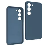 Чехол Samsung S21 Ultra Silicone (no logo), синий