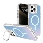 Чехол iPhone 17 RAINBOW magsafe, белый