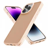 Чехол iPhone 15 Pro Matte пластик, коралловый