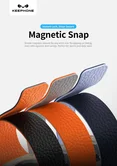 Ремешок Watch Series 42mm/44mm/45mm/49mm KEEPHONE LYCUCCI Silicone leather, черный