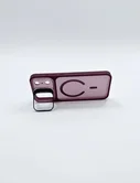 Чехол iPhone 17 Pro/18 Pro Матовый MagSafe, вишневый