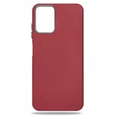 Чехол iPhone 17 Pro leather, бордовый