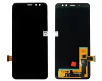Дисплей Samsung A530F A8 (2018) + тач черный (Копия - Hard OLED)