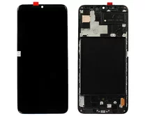 Дисплей Samsung A705F A70 в сборе черный (Копия - Hard OLED BIG)