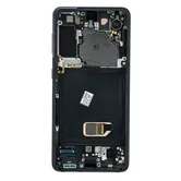 Дисплей Samsung G991B S21 в сборе серый (Service Pack 100%)