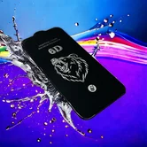 Защитное стекло iPhone 13/13 Pro/14/16e 6D (тех упак) черное