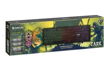 Игровой набор (мышь+клавиатура+ковер) Defender Tark C-779, черный