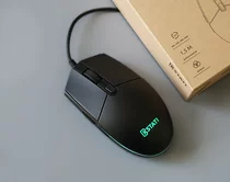 Проводная оптическая мышь Kstati MS-70 черная, 5 кнопок, RGB, 2000 dpi