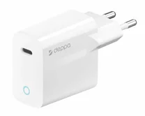 СЗУ-1USB-C Deppa, PD, 20W, белый, 11424