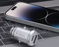 АЗУ-1USB + 1USB-C Deppa PD, QC3.0, 30W, серебро