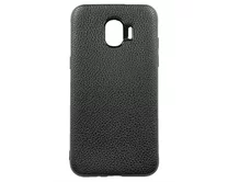 Чехол Samsung J250F J2 2018 Экокожа (черный)