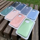 Чехол iPhone 11 Pro Max Liquid Silicone FULL (розовый песок)