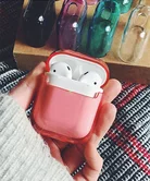 Чехол AirPods Пластик (фиолетовый)