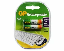 Аккумулятор AAA GP HR03 2-BL 750mAh (1упак)