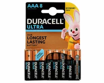 Батарейка AAA Duracell LR03 8-BL (1упак)