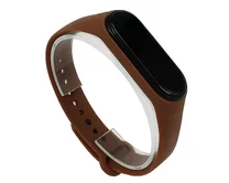 Ремешок Xiaomi Mi Band 3/4 силиконовый коричневый #12