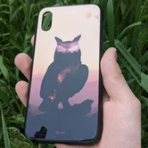 Чехол iPhone 6/6S KSTATI Glass Wild Art