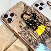 Чехол iPhone 11 KSTATI Autumn Girl  в ассортименте