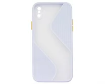 Чехол iPhone X/XS ZigZag (лаванда)