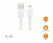 Кабель GSM Lightning - USB V-21 белый