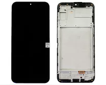 Дисплей Samsung A245F A24 в сборе черный (Копия - Hard OLED Small)