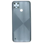 Задняя крышка Realme C21Y серая (черная) 1кл