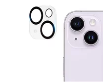 Защитное стекло iPhone 15/15 Plus на камеру 3D (тех упак)