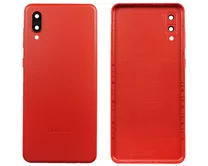 Задняя крышка Samsung A022G A02 красная 1кл