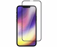 Защ. стекло iPhone 13/13 Pro/14 Silicone Edge черное