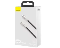 Кабель Baseus Cafule Series Metal Data Cable Type-C - Lightning PD 20W черный, 1м