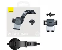 Авт. держатель Baseus Easy Control Clamp Car Mount Holder (A Set) черный