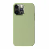 Чехол iPhone 13 Pro Max Liquid Silicone FULL (мятный)