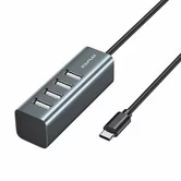 Type-C HUB Awei CL-122T (Type-C to USB2.0*4) черный