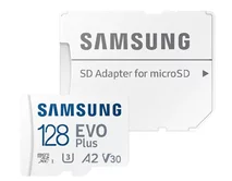 яяяКарта памяти MicroSD Samsung Evo Plus 128GB cl10 UHS-I U3 + SD