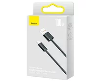 Кабель Baseus Dynamic Series Fast Charging Type-C - USB 100W серый, 1м