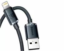 Кабель Baseus Crystal Shine Series For Lightning - USB синий, 1,2м