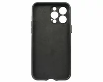 Чехол iPhone 14 Pro Max Leather Magnetic (черный)