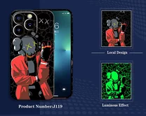 Чехол iPhone 13 LUXO Kaws (J119)