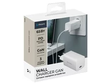 СЗУ-1USB-C Deppa PD 3.0, QC 3.0, 65W, GaN, белый