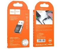 OTG Hoco UA17 USB папа to Type-C мама USB2.0 черный