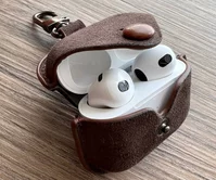 Чехол AirPods 3 Велюр (коричневый)