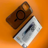 Чехол iPhone 15 KEEPHONE Magnet Pro (синий)