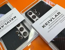 Чехол Samsung S24 KZDOO Keivlar (черный)