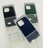 Чехол iPhone 13 Pro Classic Leather (черный)