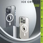 Чехол iPhone 11 KUVETE Ice Crystal MagSafe (прозрачный)