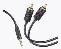 HOCO UPA28 кабель соединительный 3.5JACK-2xRCA, 1,5м