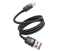 Кабель McDodo CA-6000 Lightning - USB, черный, 3A, 1,2м