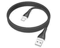 Кабель Borofone BX100 Type-C - USB серый, 1м