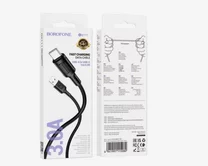 Кабель Borofone BX111 Type-C - USB черный, 1м